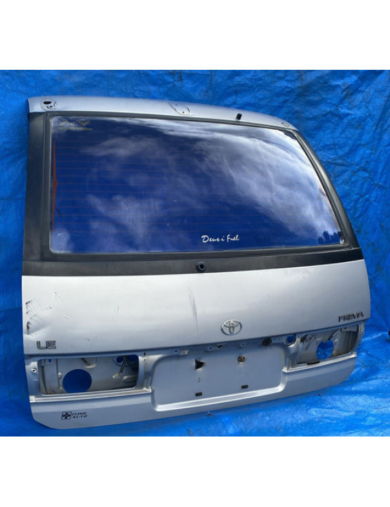 Tampa Traseira Toyota Prévia 1990 A 1999 Preto