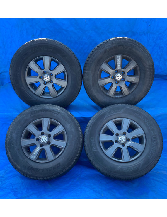 Jogo De Rodas Amarok Aro 16 2012 2013 2014 2014 Prateado