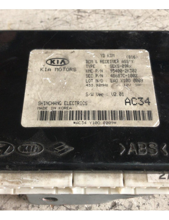 Módulo De Conforto Kia Soul 2010 / 95400-2k302