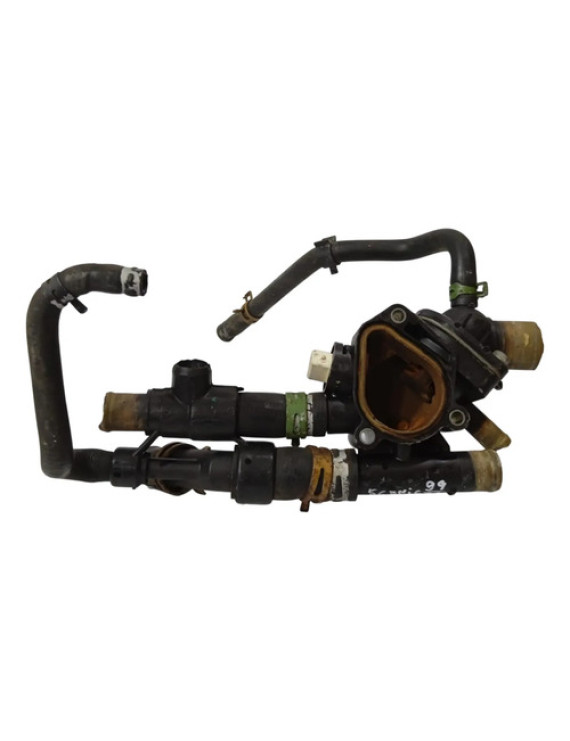 Carcaça Válvula Termostática Megane Scenic 2.0 1999 - 2002