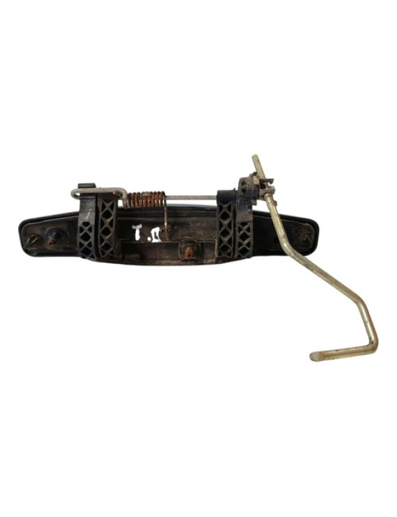 Maçaneta Externa Traseira Direita Sandero 2008 - 2014 Preto Traseira