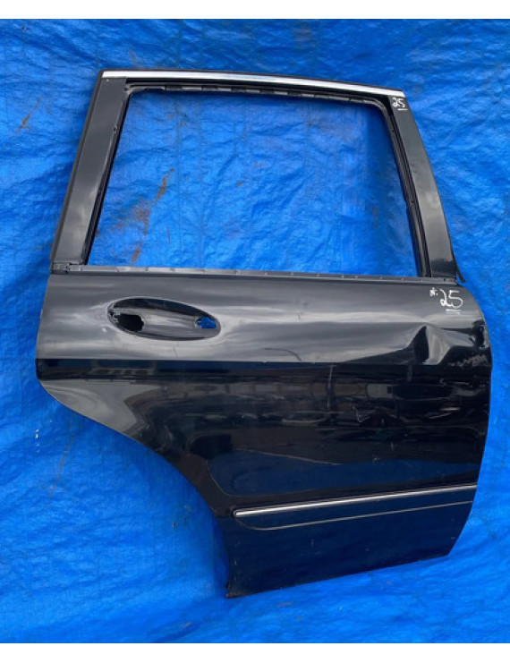 Porta Tras Dir Mercedes R 500 W251 2005 2006 2007 Avaria Traseira Direito Preto