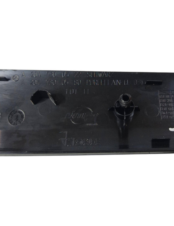 Friso Forro Porta Traseira Esquerda Mercedes C180 2012 Preto