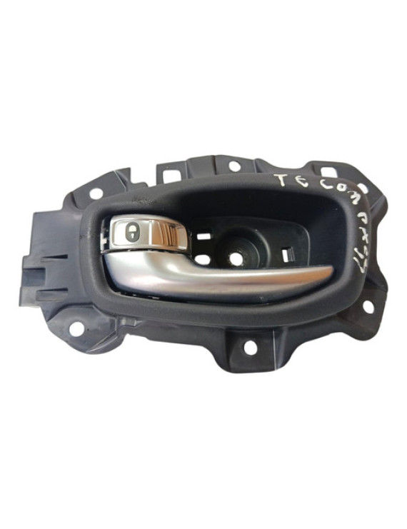 Maçaneta Interna Traseira Esquerda Jeep Compass 2016 - 2021 Preto Traseira