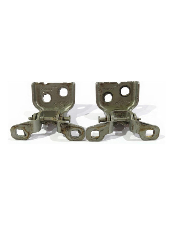 Par Dobradiça Porta Dianteira Direita Sandero 2008 - 2013