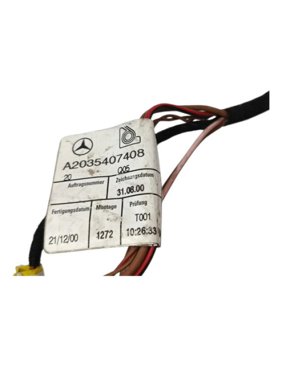 Chicote Porta Traseira Direita Mercedes C320 2001 - 2006