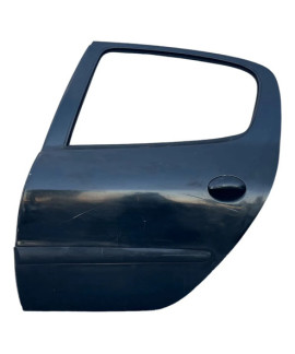 Porta Traseira Esquerda Peugeot 206 207 2001 - 2012 Traseira Esquerda Preto