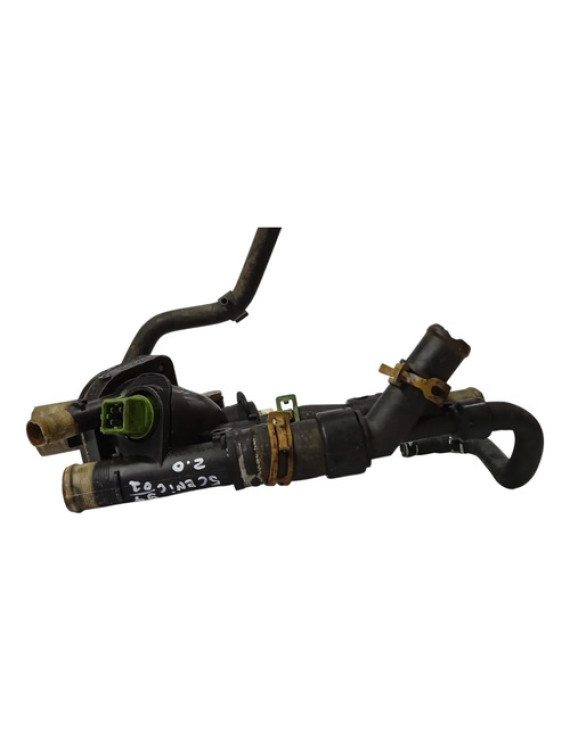 Carcaça Válvula Termostática Megane Scenic 2.0 1999 - 2002