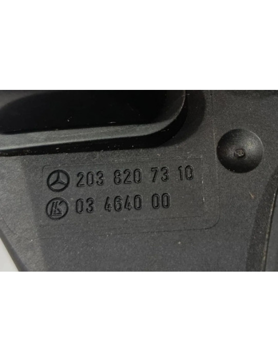 Botão Regulagem Banco Esquerdo Mercedes C320 2000 - 2005 Preto