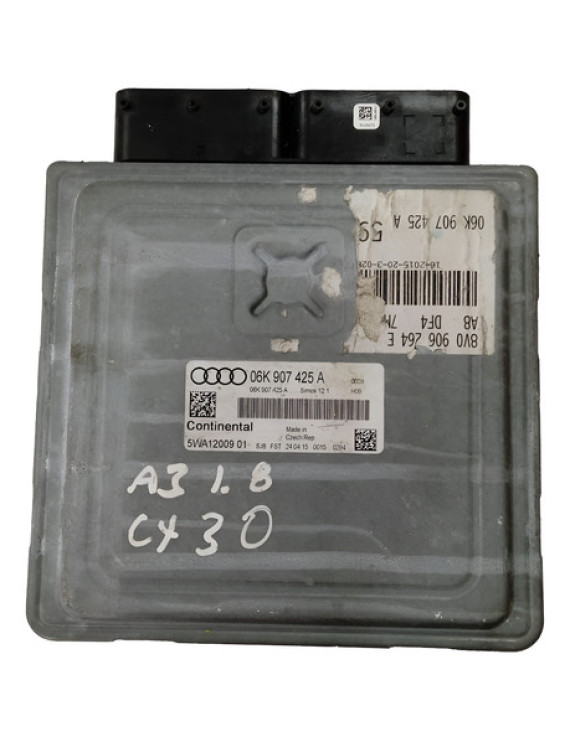 Módulo De Injeção Audi A3 1.8 2013 - 2016 / 06k907425a