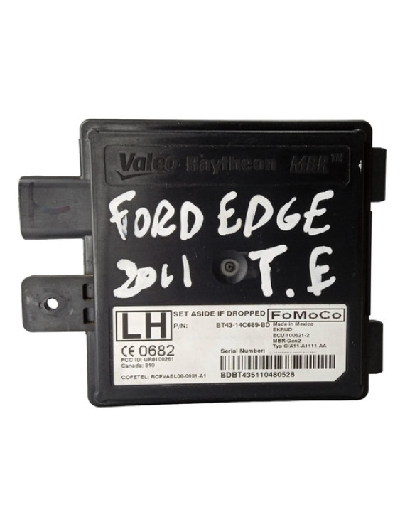 Modulo Estacionamento Esq Ford Edge 2011 / Bt4314c689bd Preto