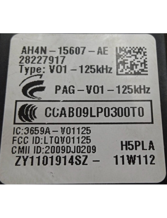 Módulo Keyless Antena Discovery 4 2010 2011 / Ah4n15607ae