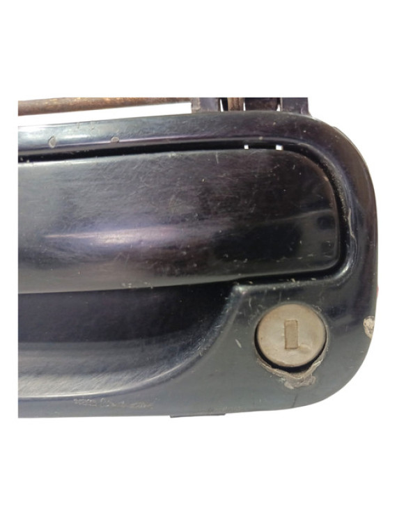 Maçaneta Externa Dianteira Esquerda Vectra 1996 - 2005 Preto Dianteira