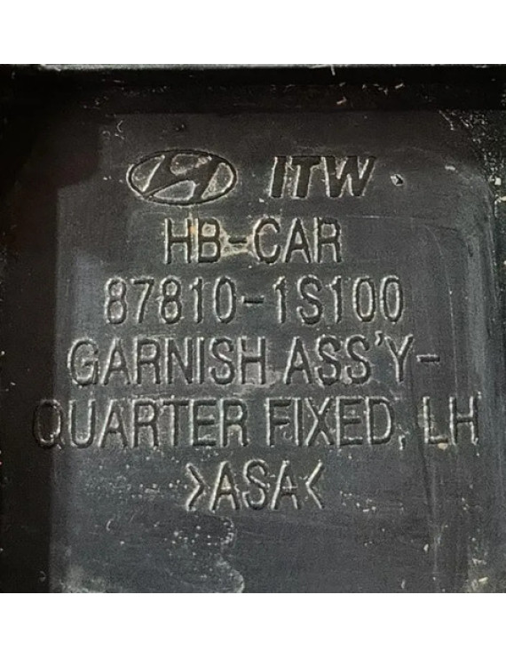 Acabamento Externo Porta Traseira Esquerda Hb20 Sedan 2016