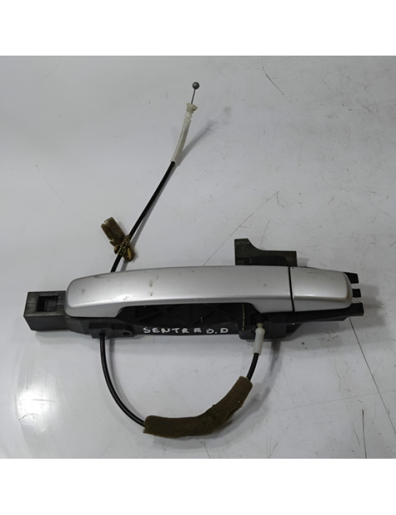 Maçaneta Externa Dianteira Direita Sentra 2010 2011 2012 Prateado Dianteira