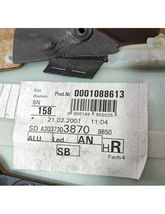 Forro Porta Traseira Direita Mercedes C320 2001 - 2005