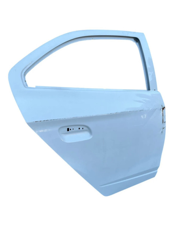 Porta Traseira Direita Gm Onix 2013 A 2019 Pra Recuperar Traseira Direita Branco