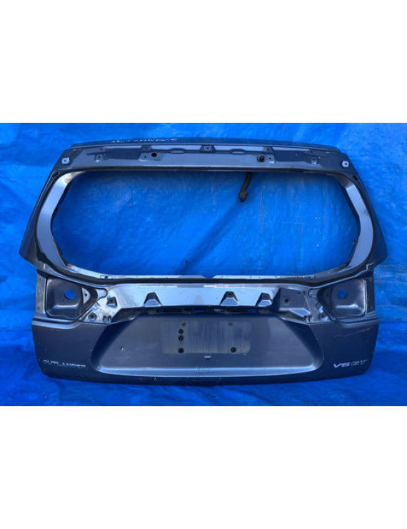 Tampa Traseira Outlander 2007 2008 2009 2010 2011 2012 2013 Cinza-escuro
