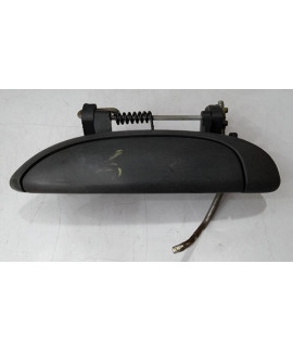 Maçaneta Externa Esquerda Megane Clio Scenic 1999 - 2005 Preto Dianteira/traseira