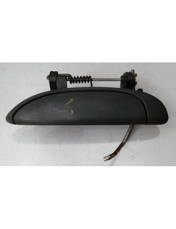 Maçaneta Externa Esquerda Megane Clio Scenic 1999 - 2005 Preto Dianteira/traseira