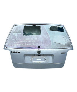 Tampa Traseira Passat Variant 1997 A 2004 Prateado