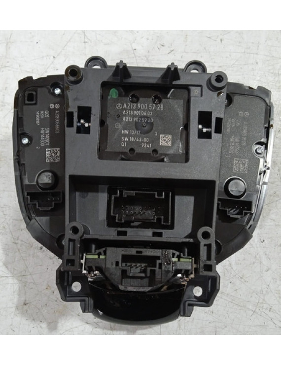 Controle Console Central Multimídia Mercedes E300 2020 