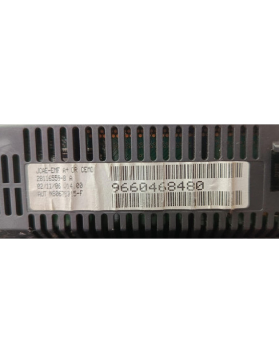 Computador Bordo Relógio Peugeot 207 307 2006 2007