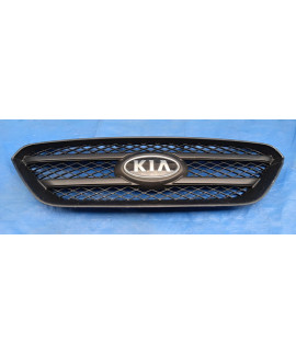 Grade Frontal Emblema Kia Carens 2007 - 2012 Detalhe Preto Fosco