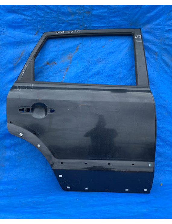 Porta Traseira Direita Tucson 2008 2009 2010 2011 / Detalhe - Traseira - Direita - Preto
