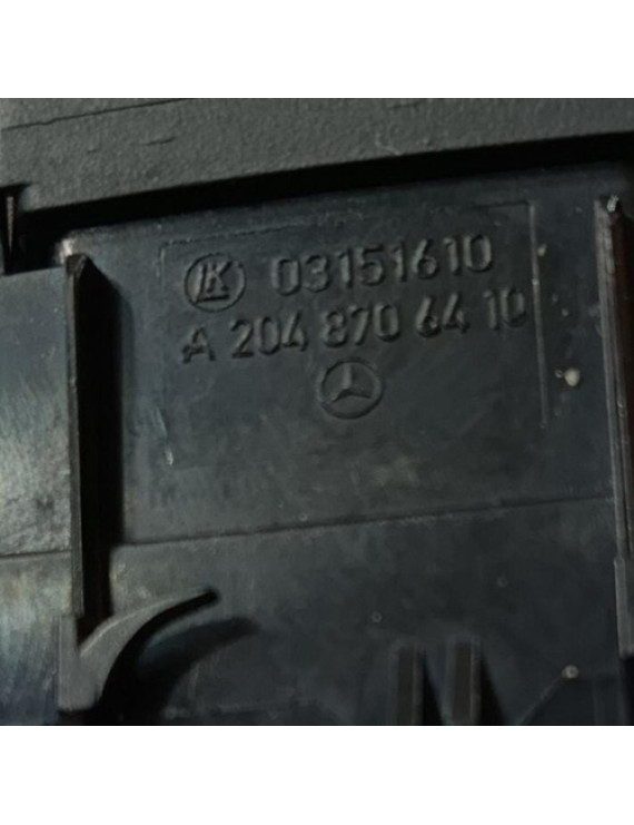 Botão Trava Portas Dianteiro Direito Mercedes C180 2011 2012 Preto