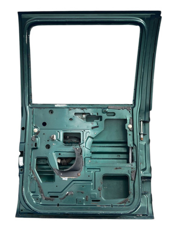Porta Traseira Esquerda Gm S10 1996 A 2011 Detalhe Esquerda Preto