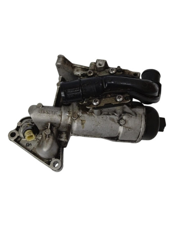 Suporte Filtro Óleo Renault Master 2.3 2013 - 2021 Preto