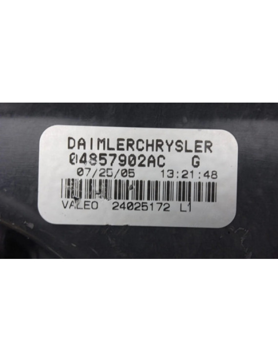 Suporte Grade Churrasqueira Chrysler Grand Caravan 2005 Preto Fosco