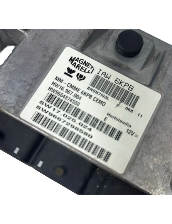 Módulo Injeção Peugeot 308 408 2.0 2012 9667298580 / Iaw6kpb
