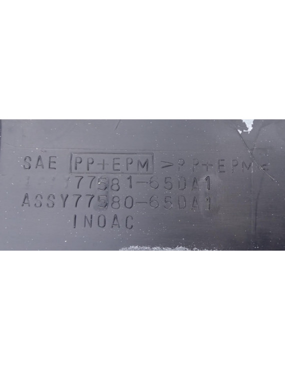 Friso Porta Dianteira Esquerda Grand Vitara 2010 - 2015 Prateado