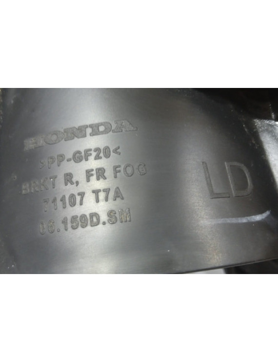 Moldura Farol Milha Direito Hrv 2019 2020 2021 Preto