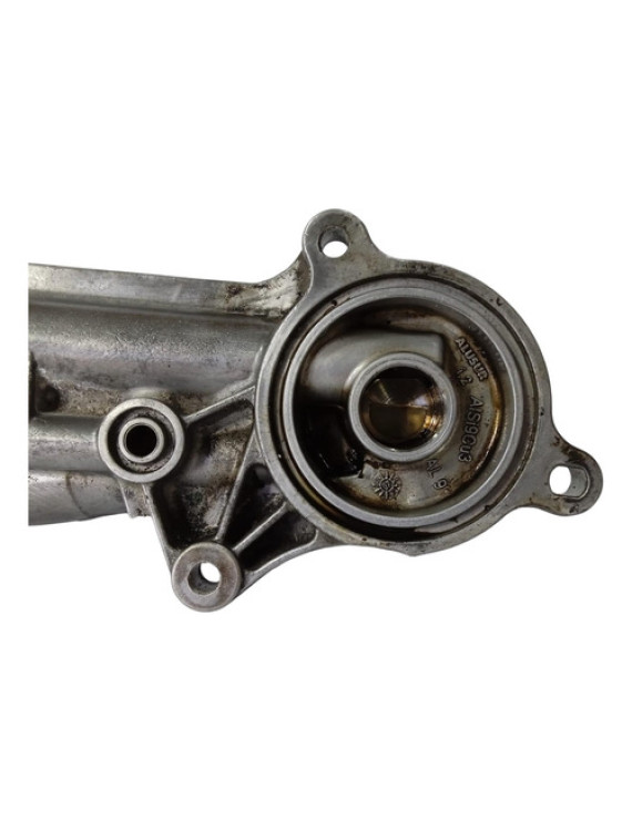 Suporte Copo Filtro Óleo Peugeot 307 1.6 2005 - 2012 Prateado