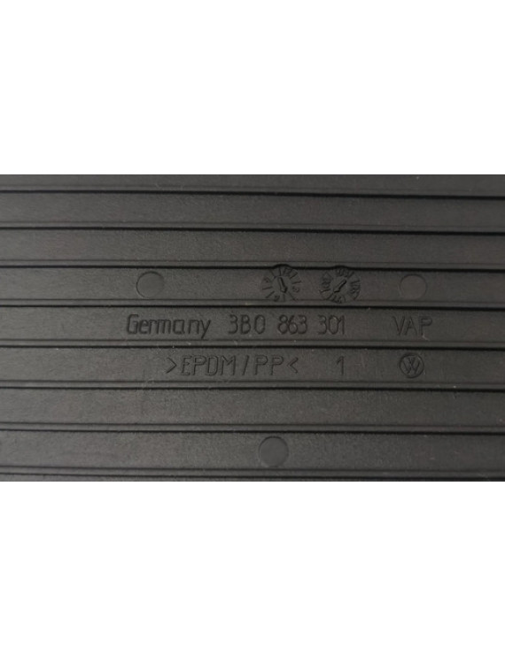 Tapete Borracha Console Central Passat Variant 1998 - 2005 Preto