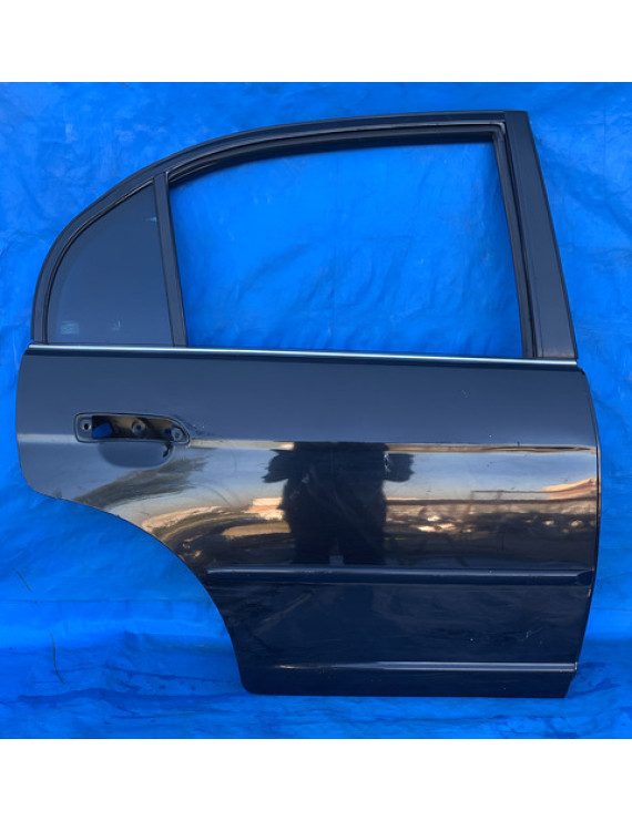 Porta Traseira Direita Civic 2001 2002 2003 2004 2005 2006 Preto