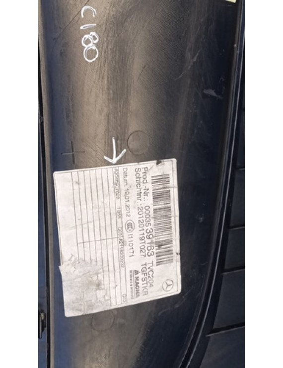 Forro Traseiro Direito Mercedes C180 Coupe 2012 2013 2014