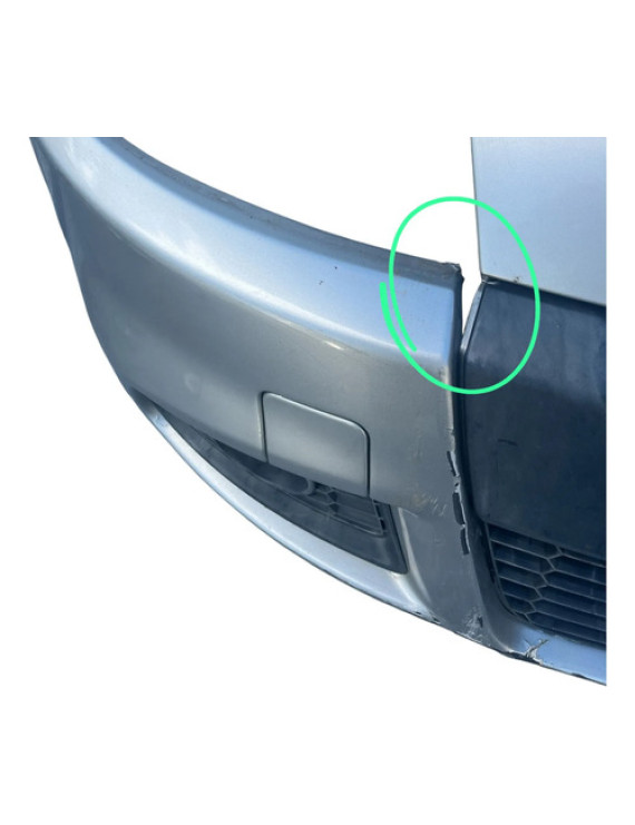 Parachoque Dianteiro Sandero 2011 A 2014 Detalhes Prateado