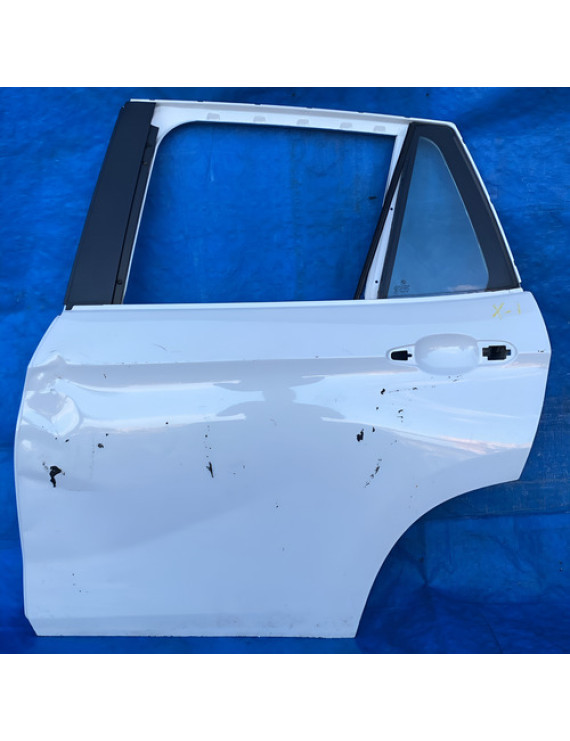 Porta Traseira Esquerda Bmw X1 2009 - 2015 / Detalhe Traseira Esquerdo Branco