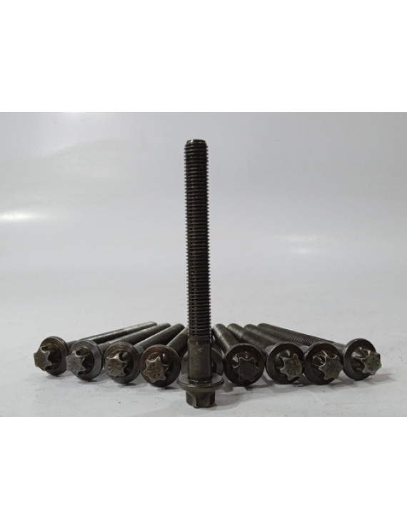 Kit Parafuso Mancal Virabrequim Mercedes C180 1.8 K 2005 Preto
