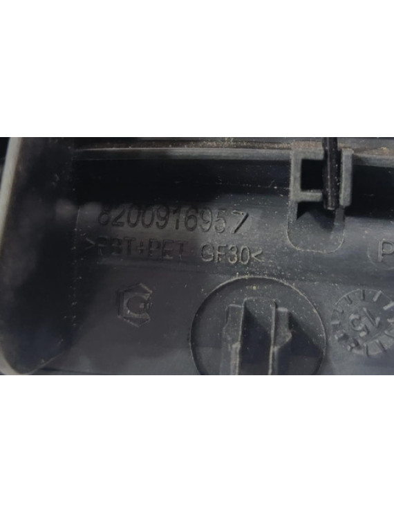 Maçaneta Externa Dianteira Direita Clio 2002 - 2015 Preto Dianteira