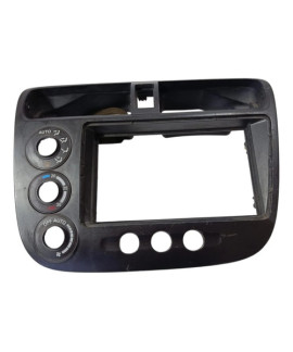 Moldura Painel Central Controles Ar Civic 2001 - 2006 Preto