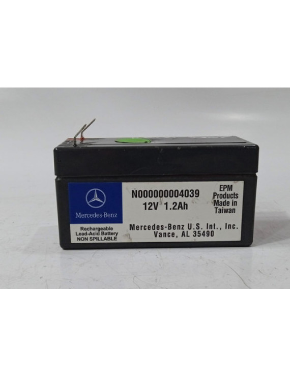 Bateria Auxiliar Mercedes R500 2007 Gla 200 2019 - 12v 1.2ah
