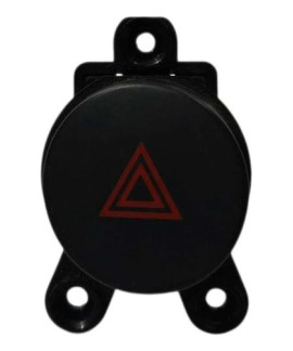 Botão Pisca Alerta Vera Cruz 2008 Preto