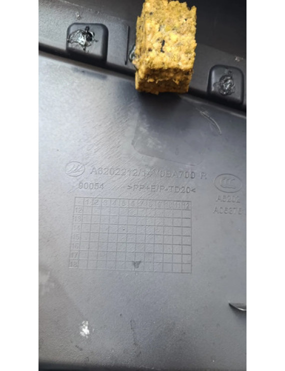 Forro Porta Traseira Direita Lifan 530 2015 2016 2017 2018 Preto