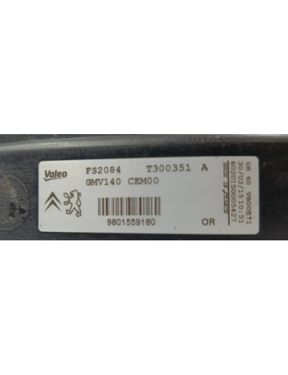 Defletor Ventoinha Radiador Peugeot 307 2005 - 2012