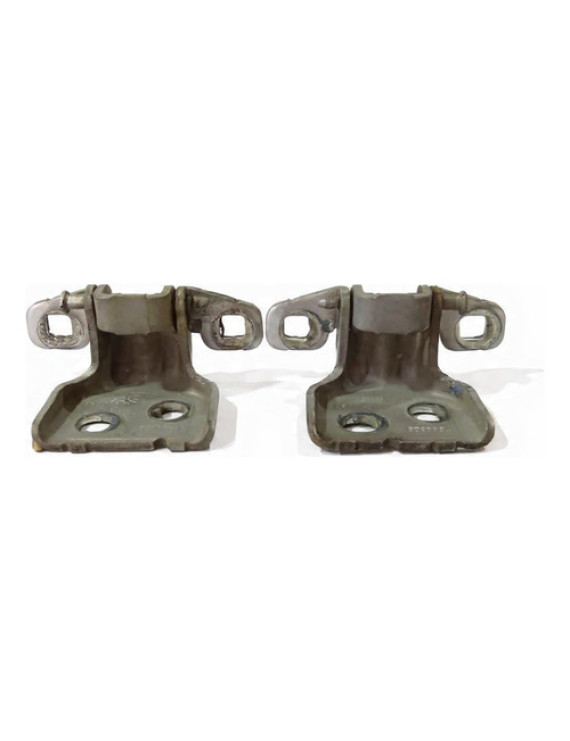 Par Dobradiça Porta Dianteira Esquerda Sandero 2008 - 2013